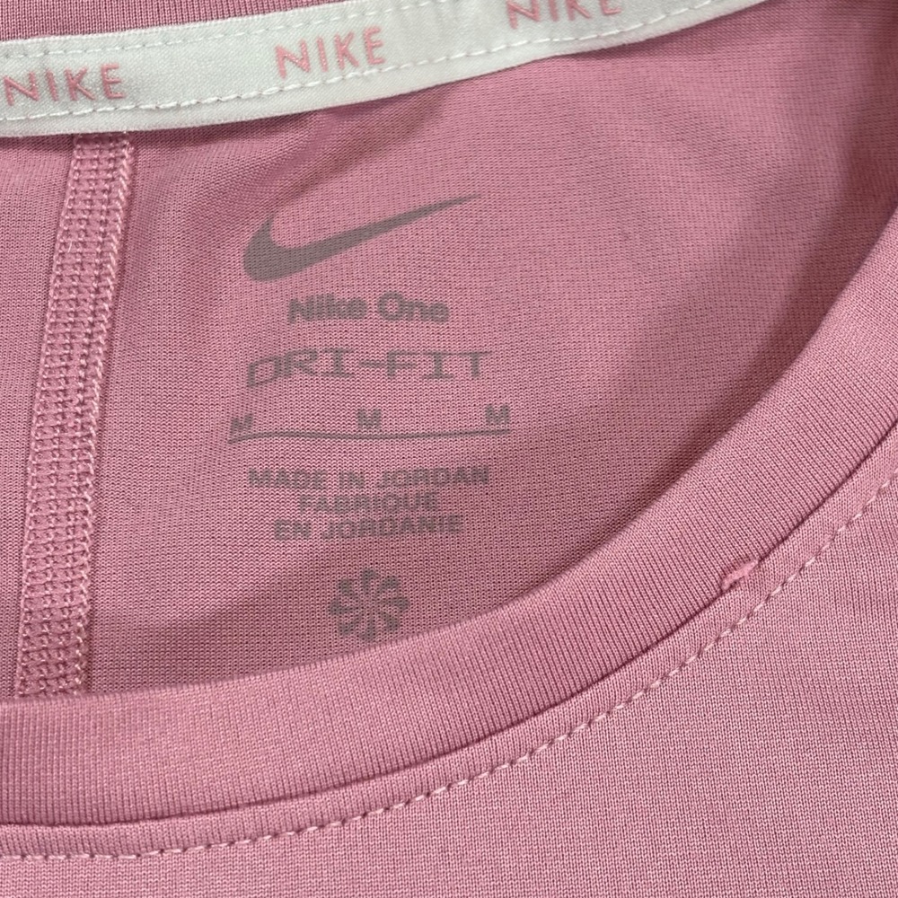Nike One Dri-FIT Womens Pink Short Sleeve Training Top Size M DD0638-665 - Picture 4 of 5